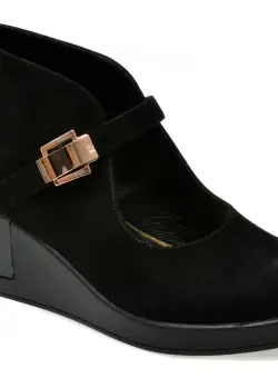 Pantofi casual EPICA negri, 583353, din piele intoarsa