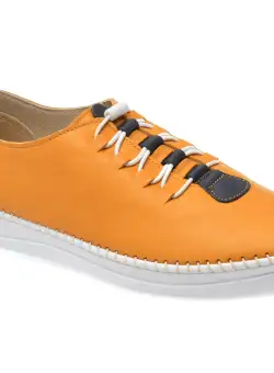 Pantofi casual FLAVIA PASSINI galbeni, CS703, din piele naturala