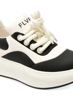 Pantofi casual FLAVIA PASSINI negri, 1990, din piele naturala