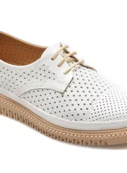 Pantofi casual GRYXX albi, 187232, din piele naturala