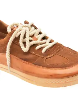 Pantofi casual GRYXX maro, RS112, din piele naturala