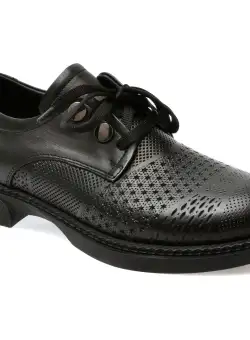 Pantofi casual GRYXX negri, 220580, din piele naturala