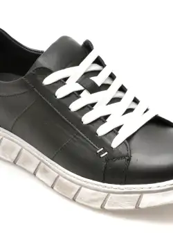 Pantofi casual GRYXX negri, 22104, din piele naturala