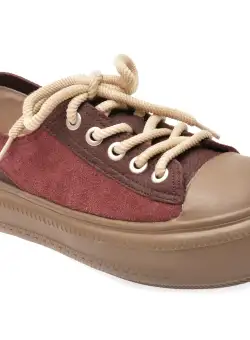 Pantofi casual GRYXX visinii, S126, din piele naturala