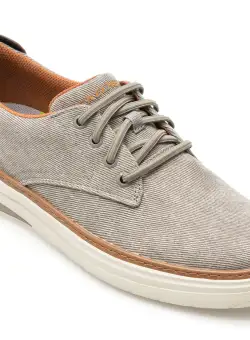 Pantofi casual SKECHERS gri, HYLAND, din material textil