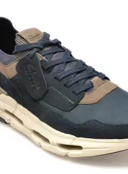 Pantofi CLARKS bleumarin, NXE LO, din nabuc
