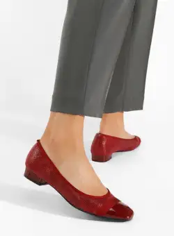 Pantofi cu toc mic Ozleta grena