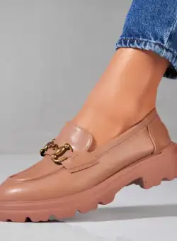 Pantofi dama casual Kaki din Piele Ecologica Maylin