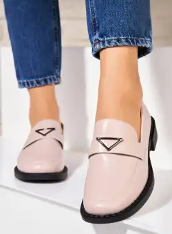 Pantofi dama casual Roz din Piele Ecologica Keylan