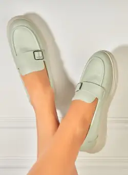 Pantofi dama casual Verzi din Piele Ecologica Phoebe