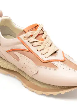 Pantofi DONNA CRIS bej, 1355365, din piele naturala