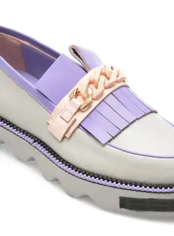 Pantofi DONNA CRIS mov, 2915567, din piele naturala