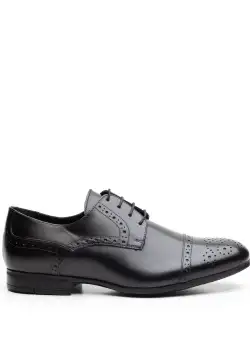 Pantofi eleganti barbati din piele naturala,Leofex - 537- 2 Negru box