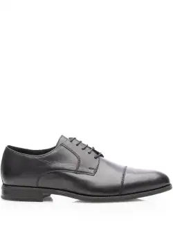 Pantofi eleganţi bărbaţi din piele naturală, Leofex - 731 Negru Box