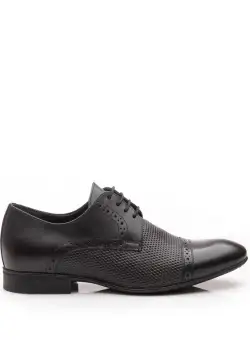 Pantofi eleganti barbati din piele naturala,Leofex - 891 negru box