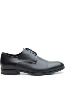 Pantofi eleganti barbati din piele naturala Leofex- 932 Negru