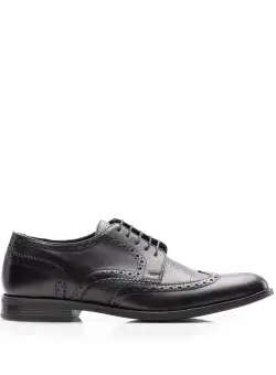 Pantofi eleganti barbati din piele naturala, Leofex - Mostră Eric Negru box