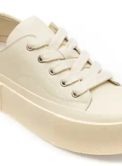 Pantofi EPICA albi, 3010, din piele naturala