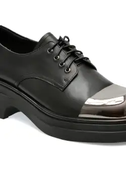 Pantofi EPICA negri, 1721, din piele naturala