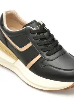 Pantofi EPICA negri, 19558, din piele naturala