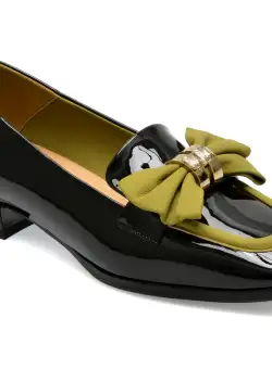 Pantofi EPICA negri, 232885, din piele naturala lacuita