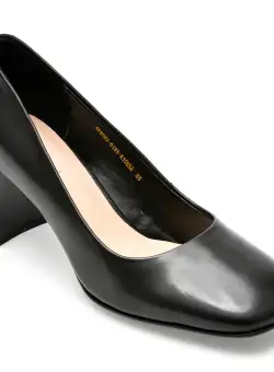Pantofi EPICA negri, 4F3262, din piele naturala