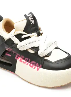 Pantofi EPICA negri, 691678, din piele naturala