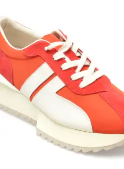 Pantofi EPICA rosii, 80788, din piele naturala