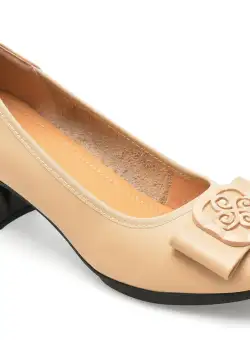 Pantofi FLAVIA PASSINI nude, 23632, din piele naturala