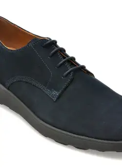 Pantofi GEOX bleumarin, U45GHA, din piele intoarsa