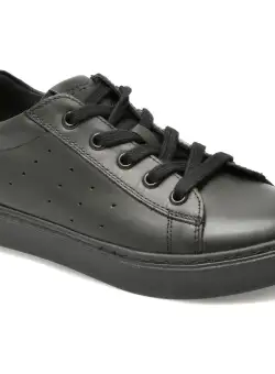 Pantofi GEOX negri, J45ECA, din piele naturala