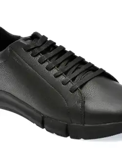 Pantofi GEOX negri, U26FFA, din piele naturala