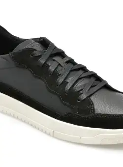 Pantofi GEOX negri, U36AGA, din material textil