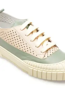 Pantofi GOLD DEER bej, 1187060, din piele naturala