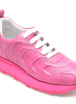 Pantofi GOLD DEER fucsia, 1187051, din piele naturala