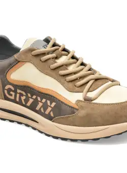 Pantofi GRYXX albi, 3033, din piele naturala