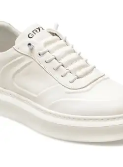 Pantofi GRYXX albi, 8862, din piele naturala