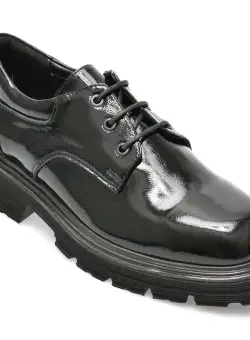 Pantofi IMAGE negri, 1581710, din piele naturala lacuita