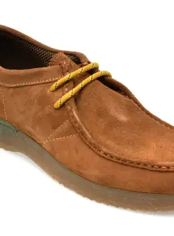 Pantofi JEEP maro, M32081A, din piele intoarsa