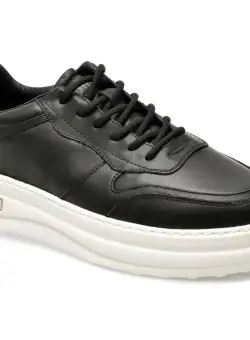 Pantofi OTTER negri, 175, din piele naturala