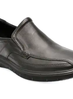 Pantofi OTTER negri, 2803, din piele naturala