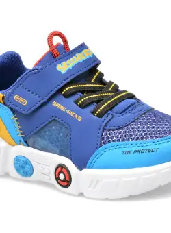 Pantofi SKECHERS bleumarin, GAMETRONIX, din piele ecologica