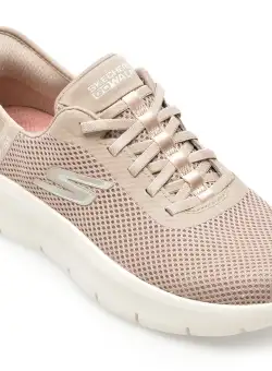 Pantofi SKECHERS gri, GO WALK FLEX, din material textil