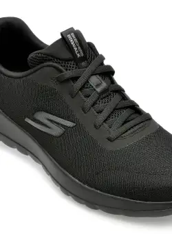Pantofi SKECHERS negri, GO WALK JOY-SEA WI, din material textil