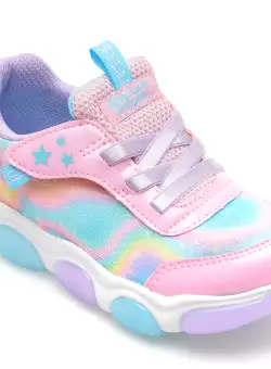 Pantofi SKECHERS roz, MIGHTY GLOW, din piele ecologica