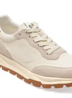 Pantofi sport BITE THE BULLET albi, 3632, din material textil