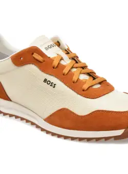 Pantofi sport BOSS bej, 72761, din material textil