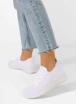 Pantofi sport dama Revina albi