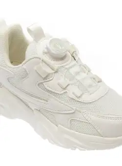 Pantofi sport DEERWAY albi, 2313, din material textil si piele ecologica