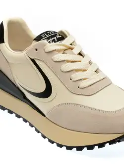 Pantofi sport FLAVIA PASSINI bej, 31C07, din material textil si piele intoarsa